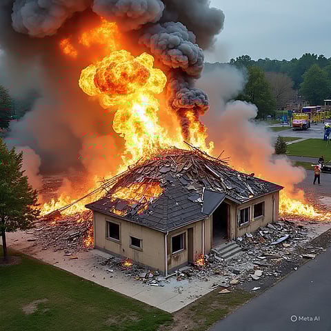 Fire at Hingalganj BSF Camp: One Jawan Dead, Short Circuit Suspected