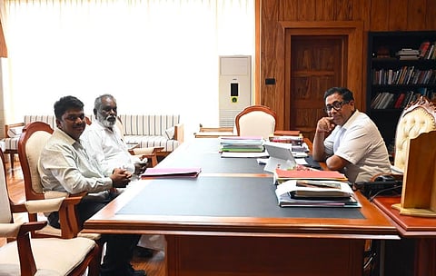 शिवपुरम ग्राम पंचायत प्रतिनिधियों ने मुख्य सचिव से मुलाकात कर उठाए अहम मुद्दे