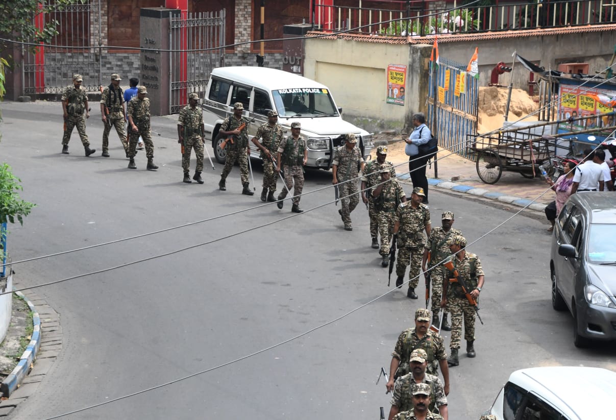 महानगर में तैनात केन्द्रीय सुरक्षा बल के जवान