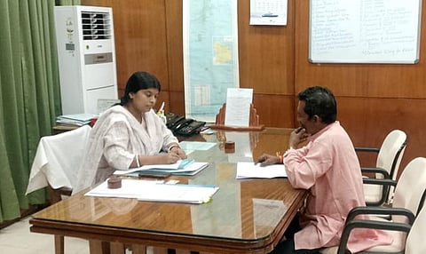 ग्राम पंचायत हरिनगर के प्रधान ने एक्वाकल्चर मुद्दों को उठाया