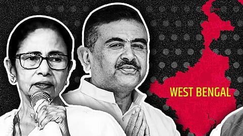 भवानीपुर में हाई-वोल्टेज मुकाबला, शुभेंदु - ममता में कांटे की टक्कर