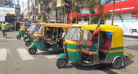 Bengal Auto Unions turn Saffron overnight after BJP's win; Saffron flags dominate Kolkata roads.