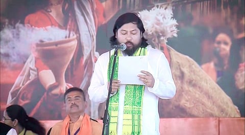 उत्तर बंगाल से निशीथ प्रामाणिक ने ली मंत्री पद की शपथ