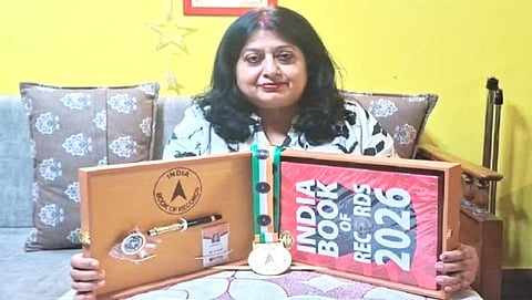 अनिंदिता चटर्जी का नाम इंडिया बुक ऑफ रिकॉर्ड्स में दर्ज