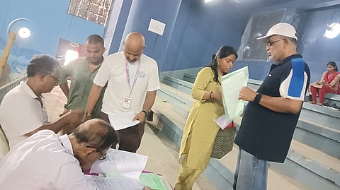 पोलो ग्राउंड में आयोजित हुई कबड्डी की रेफरी परीक्षा