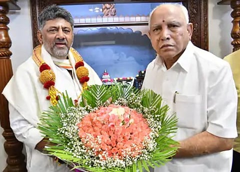 डीके शिवकुमार ने ली मुख्यमंत्री पद की शपथ