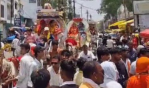 शोभा यात्रा और भागवत कथा का भी हुआ आयोजन