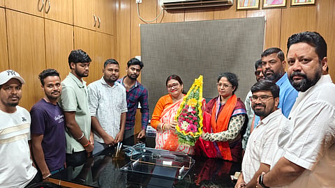 AMC में विपक्ष की नेत्री को साढ़े चार साल बाद मिला चैंबर