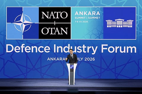 Multi-billion dollar defense deals announced at NATO summit; Trump insists Europe increase military responsibility
