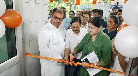 शिशु वार्ड में पोषण पुनर्वास केंद्र का मंत्री ने किया उद्धाटन