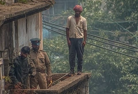 Suicide Attempt Foiled in Howrah: Man Rescued from Building