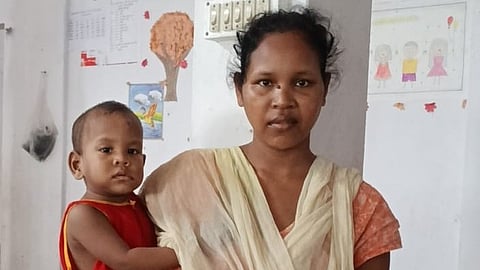 Mental Ailment Tribal Woman Rescued, Returning Home with Child
