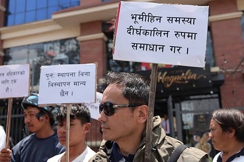 Massive protests in Nepal against the encroachment removal drive
