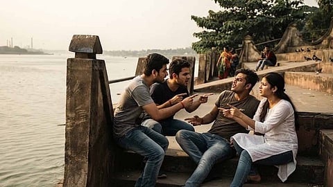 इच्छापुर गंगा घाट पर दो युवाओं को नदी में धक्का देने का आरोप