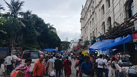न्यू मार्केट इलाके की तस्वीर