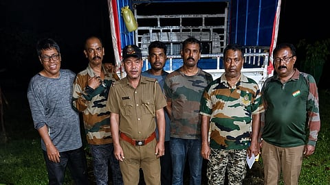 दक्षिण अंडमान वन प्रभाग ने 0.545 घन मीटर अवैध पदौक लकड़ी की जब्ती की