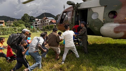 Floods in Nepal: Around 2,500 people, including 163 foreigners, evacuated as rescue operations continue