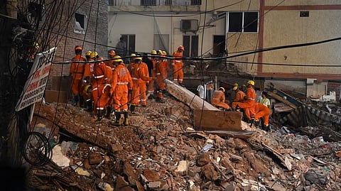 Building collapsed