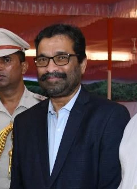 समाचार 6: फोटो में अंडमान एंड निकोबार चैंबर ऑफ कॉमर्स एंड इंडस्ट्री के अध्यक्ष डॉ. के. चंद्रन शेखरन।