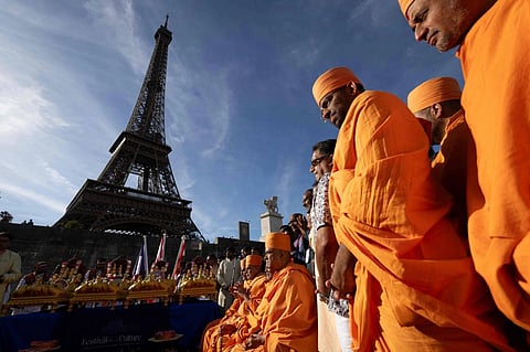 Eiffel Tower closed after visit by Hindu religious group