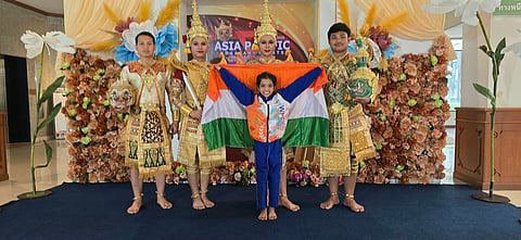 आद्विका घोष ने थाईलैंड में जीता स्वर्ण पदक
