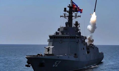 North Korea fired ballistic missiles towards the sea