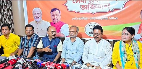 भाजपा के सेवा संकल्प अभियान 17 सितंबर से 17 अक्टूबर तक