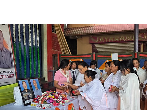 नंबोल हमले की पहली बरसी पर 1,800 लोगों ने जवानों को दी श्रद्धांजलि
