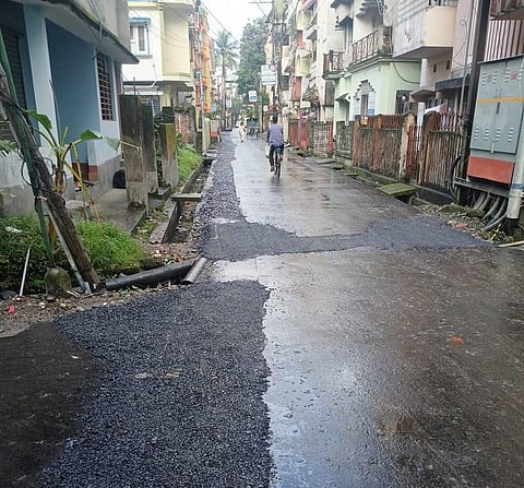 Road construction