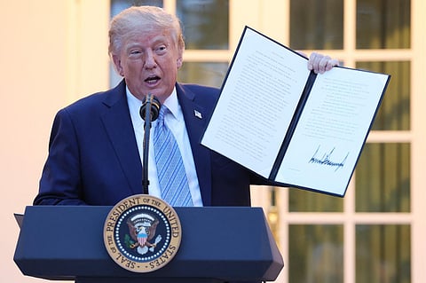 Trump Signs Sanctioning Russia and Iran Act