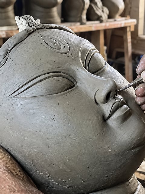 Durga face