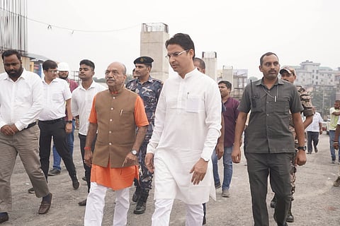 Raju bista visits darjeeling more railway overbridge