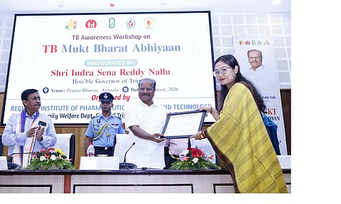 त्रिपुरा विश्वविद्यालय में टीबी जागरूकता और स्क्रीनिंग कार्यक्रम आयोजित