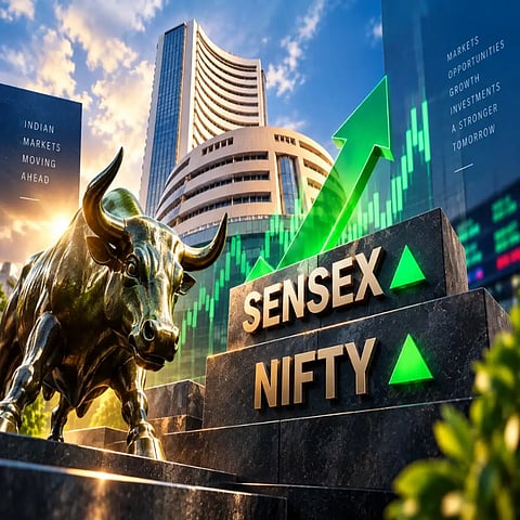 Sensex Jumps 564 Points, Nifty Rises for 4th Day