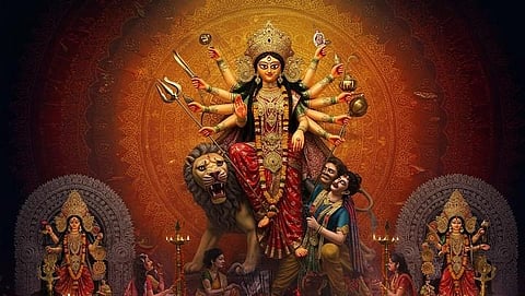 Durga idol