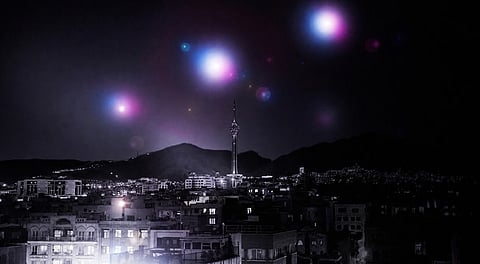 Mysterious lights spotted in the Tehran sky; video goes viral on social media