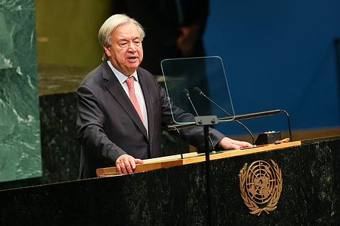 Control AI, stop wars, and focus on the climate: Guterres