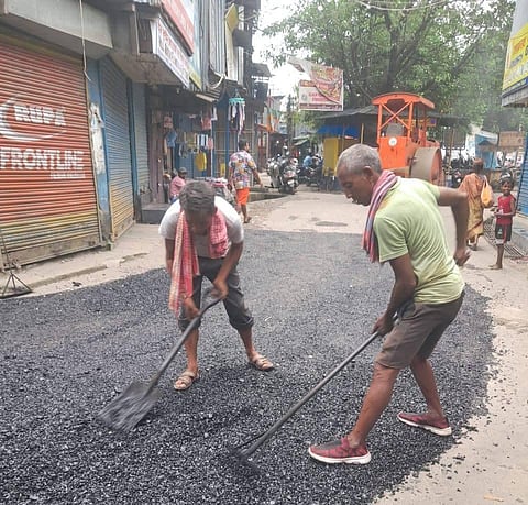 Road construction
