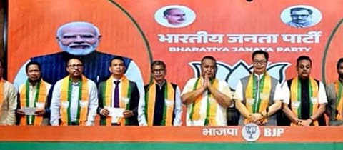 मेघालय की यूनाइटेड डेमोक्रेटिक पार्टी के 8 विधायक BJP में शामिल