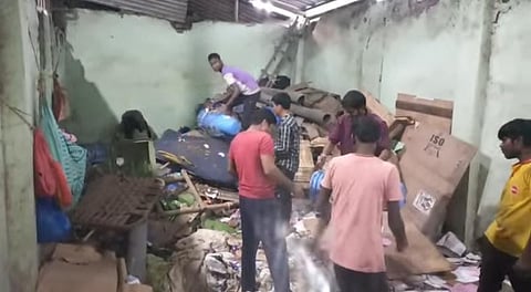 Howrah Police Seizes 10 Thousand Mission Nirmal Bangla Buckets from Warehouse