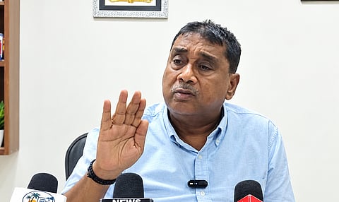 अंडमान और निकोबार प्रदेश कांग्रेस समिति के अभियान समिति अध्यक्ष टीएसजी भास्कर का चित्र।