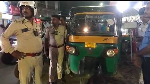 पुलिस ने टोटो के खिलाफ चलाया स्पेशल ड्राइव अभियान