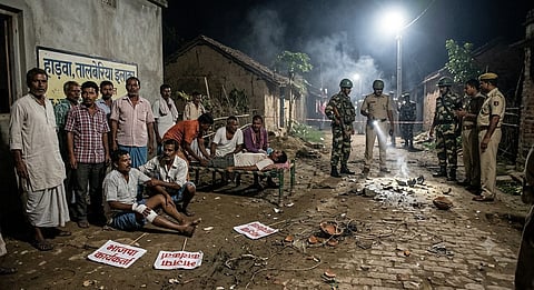 बिजली गुल होते ही भाजपा कार्यकर्ताओं पर बमबाजी का आरोप