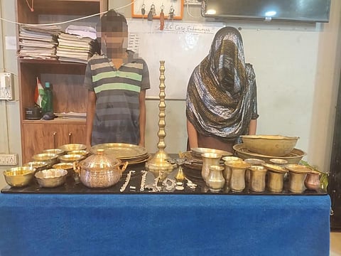 चोरी के बाद ठिकाने लगा रहे थे सामान, दो गिरफ्तार