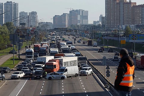 Traffic on three bridges in Ukraine disrupted by Russian attacks
