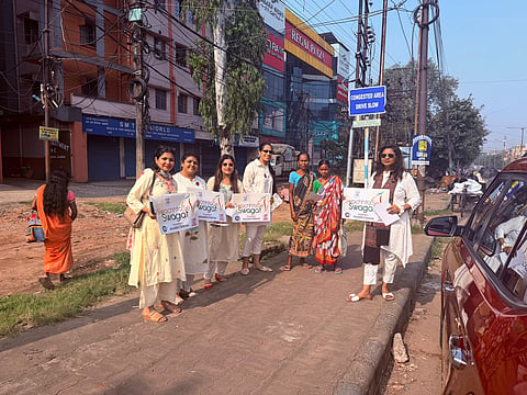 SBFCI की लेडीज विंग 'कनकधारा' ने चलाया डोर-टू-डोर कैंपेन