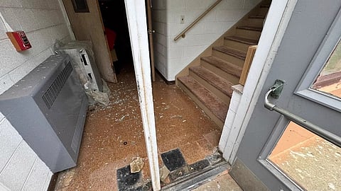 Temple attacked with bricks in the US