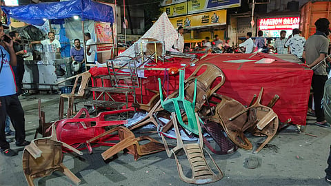 Political Violence in North 24 Parganas Attack on SFI Rally and CPM Offices