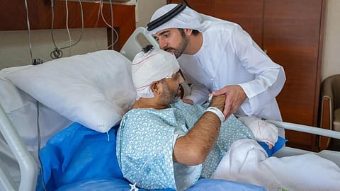 The Crown Prince of Dubai met Captain Smith and praised him