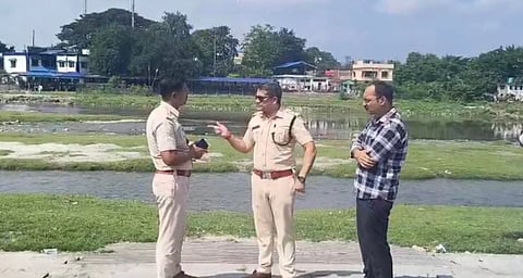 पूजा से पहले विसर्जन घाटों की जांच